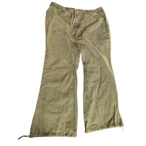 NWT We The Free Cargo Slouch Pants Size XL Loungewear Khaki